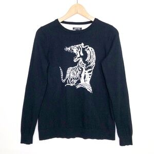 Unwine Black tiger, graphic, print sweater